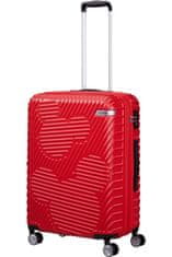 American Tourister Skořepinový cestovní kufr Mickey Clouds M EXP 63/70 l červená