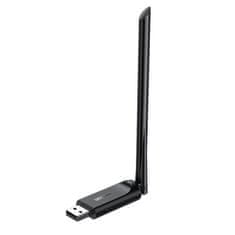 Greatstore Externí síťová karta USB WiFi Dual Band 2,4 GHz a 5 GHz - černá