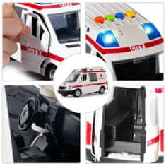 Sferazabawek  Auto Sanitka Pohotovosti Ambulance Efekty Svítí