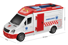 Sferazabawek Auto Sanitka Pohotovosti Ambulance Efekty Svítí