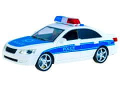 Sferazabawek Auto Policie - Vozidlo s Zvuky a Světly, Osobní Automobil v Měřítku 1:16