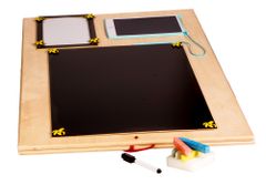 InnoVibe Oboustranná dřevěná senzorická tabule - ZOO