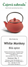 Čajová zahrada China White Monkey - bílý čaj, Varianta: bílý čaj 50g