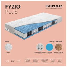 BENAB® FYZIO PLUS 1+1, 90x200