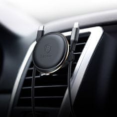 BASEUS Ventilation magnetický držák na mobil do auta, zlatý