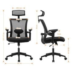 Techly Kancelářská Židle Černá 16