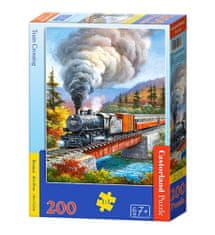 Castorland CASTORLAND Puzzle 200 dílků - Vlak přes most