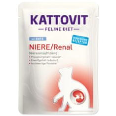 Finnern Kapsička KATTOVIT Feline Diet Kidney-diet/Renal duck, 85 g