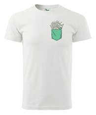 Fenomeno Pánské tričko Bankovky Velikost: 4XL, Barva trička: Bílé