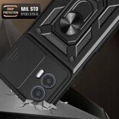 Tech-protect Kryt Motorola Moto G73 5G Tech-Protect CamShield Pro černý