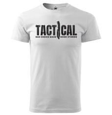 STRIKER Tričko Tactical Barva: Bílá, Velikost: S