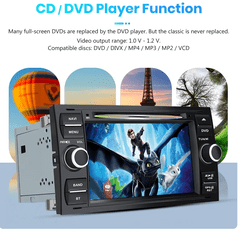 Hizpo CD/DVD GPS navigace Autorádio s kamerou pro Ford - Focus S-Max Mondeo Galaxy C-Max Ford Transit Autorádio Wince CD DVD GPS Navigace Ford