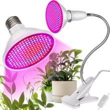 Gardlov LED Lampička pro pěstování rostlin s klipem GROW 9.5 W Malatec 16348
