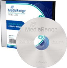 MediaRange DVD+R 8,5GB DL 8x, 5ks Slimcase