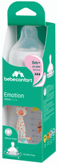 Bebeconfort Kojenecká láhev Emotion 360ml 6m+ White