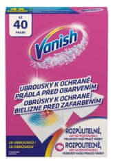 Vanish ubrousky Color Protect 20 ks, 40 praní
