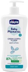 Chicco Mléko tělové s dávkovačem Baby Moments 87 % přírodních složek 500 ml