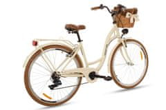 Goetze Mood dámské jízdní kolo, kola 28”, výška 160-185 cm, 7-rychlostní, Krémový