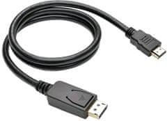C-Tech kabel DisplayPort/HDMI, 3m, černá