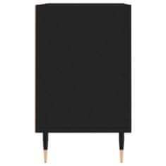 Greatstore TV skříňka černá 69,5 x 30 x 50 cm kompozitní dřevo