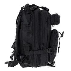 KIK Vojenský batoh černý 25 L