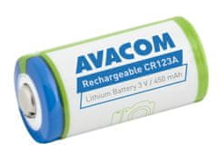 Avacom Nabíjecí fotobaterie CR123A 3V 450mAh 1.4Wh