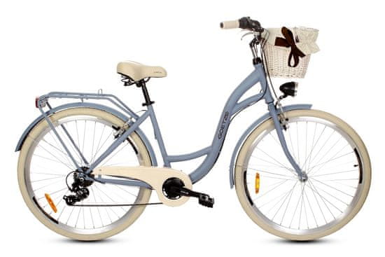 Goetze Mood dámské jízdní kolo, kola 28”, výška 160-185 cm, 7-rychlostní, Denim