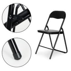ModernHome KT-Y2341-1 Skládací zahradní cateringová židle černá