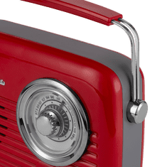 Rádio Bluetooth Vintage Cuisine s kovovou rukojetí