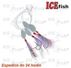 Ice Fish Návazec na moře - peří fluo 1193