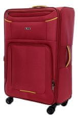 T-class® Velký cestovní kufr 933, vínová, XL