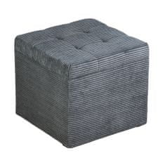 Butopêa Taburet židle s úložným prostorem, 50cm, šedě barvy - BUTOPEA