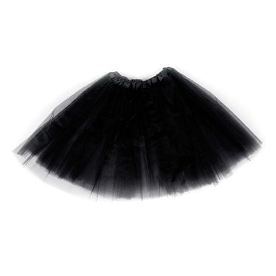 LEVNOSHOP Tylová sukně - černá
