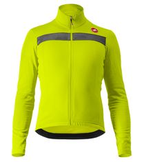 Castelli pánský cyklistický dres Puro 3 Jersey Electric Lime/Black Reflex žlutá/černá L