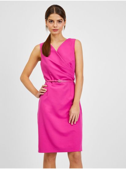 Orsay Růžové dámské šaty ORSAY