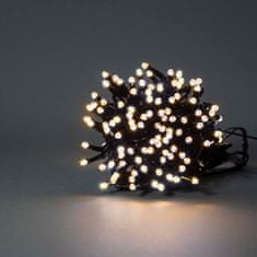 Nedis SmartLife chytrý vánoční řetěz, 200 LED, 20 m, venkovní IP65, teplá bílá (WIFILX01W200)