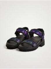 Desigual Fialovo-černé dámské sandály Desigual Track Sandal 36