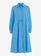 Tommy Hilfiger Modré dámské košilové šaty Tommy Hilfiger 1985 S
