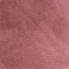 Butopêa Fotel, sametová látka v barvě pudrově růžová, 46 cm