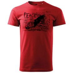 STRIKER Tričko PEACE Barva: Červená, Velikost: M
