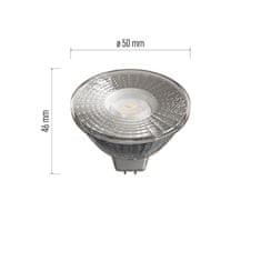 Emos LED žárovka Classic MR16 / GU5,3 / 4,5 W (28 W) / 380 lm / teplá bílá