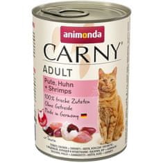 Animonda Carny cat konz. - krůta, kuře + ráčci 400 g
