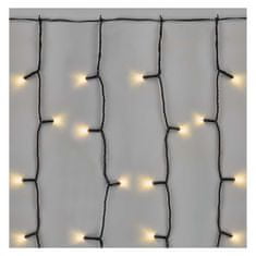 Emos Standard LED spojovací vánoční řetěz – záclona, 1x2 m, venkovní, teplá bílá