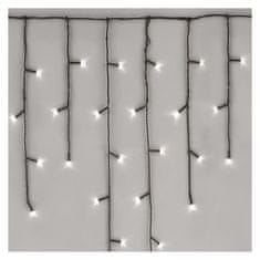 Emos Standard LED spojovací vánoční řetěz – rampouchy, 2,5 m, venkovní, studená bílá