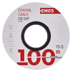 Emos Koaxiální kabel CB50F, 100m