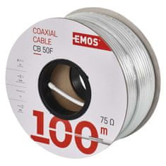 Emos Koaxiální kabel CB50F, 100m