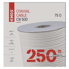 Emos Koaxiální kabel CB500, 250m