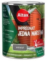 Altax Jednovrstvá hydroizolace na dřevo a beton antracitová 0,75 l