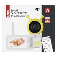 Emos GoSmart Otočná dětská chůvička IP-500 GUARD s monitorem a Wi-Fi