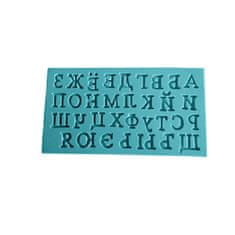 Silikonová forma ukrajinská abeceda 